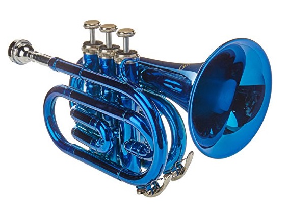 Merano B003S1BBFQ Blue Pocket Trumpet