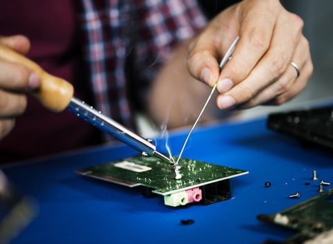 Soldering joints
