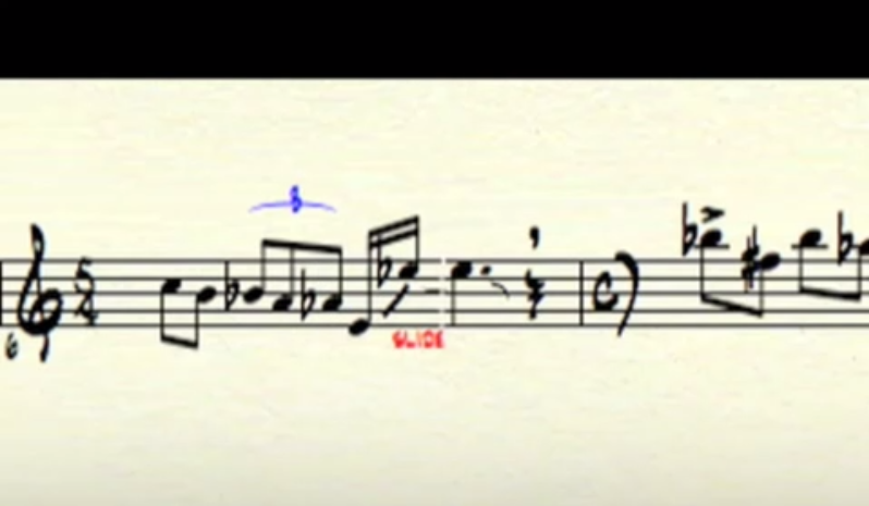 What does laughter look like written out as sheet music