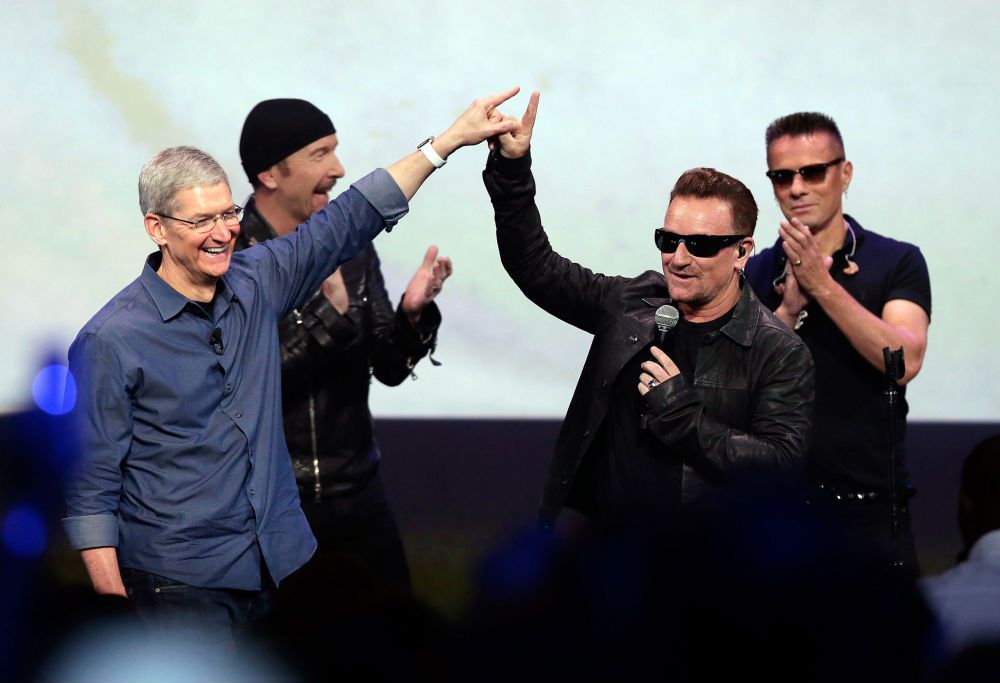 u2 and apple free new album