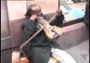 Street Musician Plays Viola In Most Unconventional Way