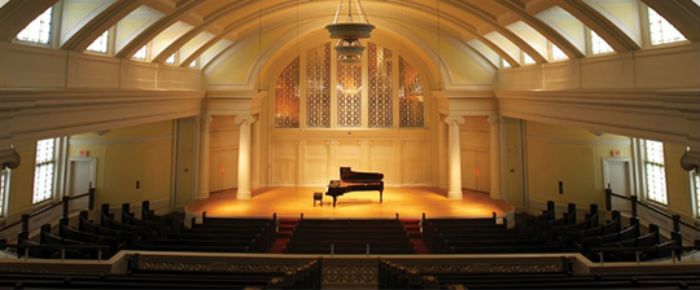 Nichols Concert Hall, opened in May, 2003, quickly established itself as one of Chicago's premier venues for chamber music performances.