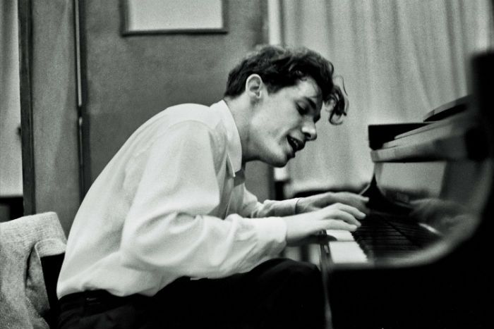 Glenn Gould at the piano