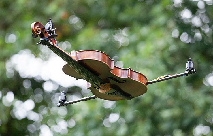 Violincopter: The World's First Flying Violin