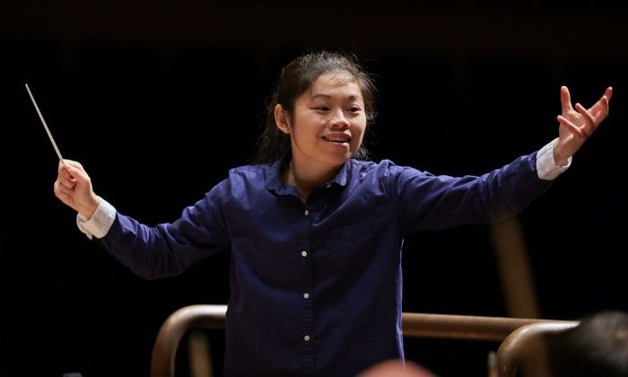 Elim Chan at the Donatella Flick LSO Conducting Competition