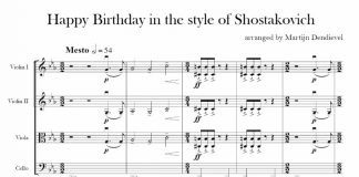Happy Birthday, Shostakovich-Style