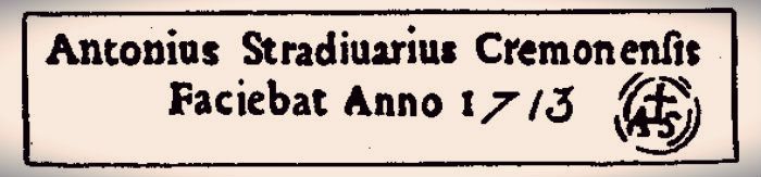 antonio stradivari label