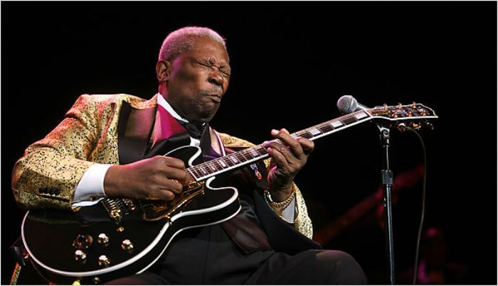 B.B. king and his beloved Lucille