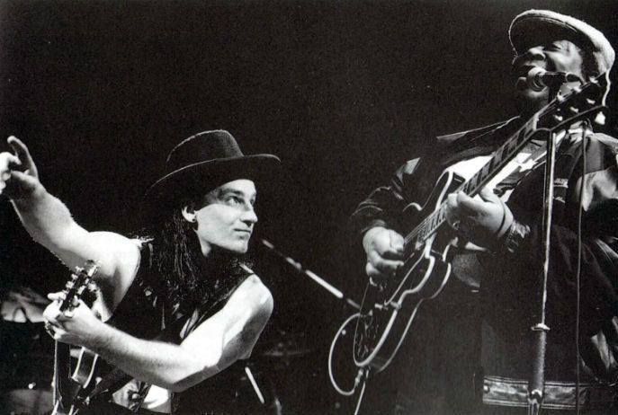 Bono with BB King