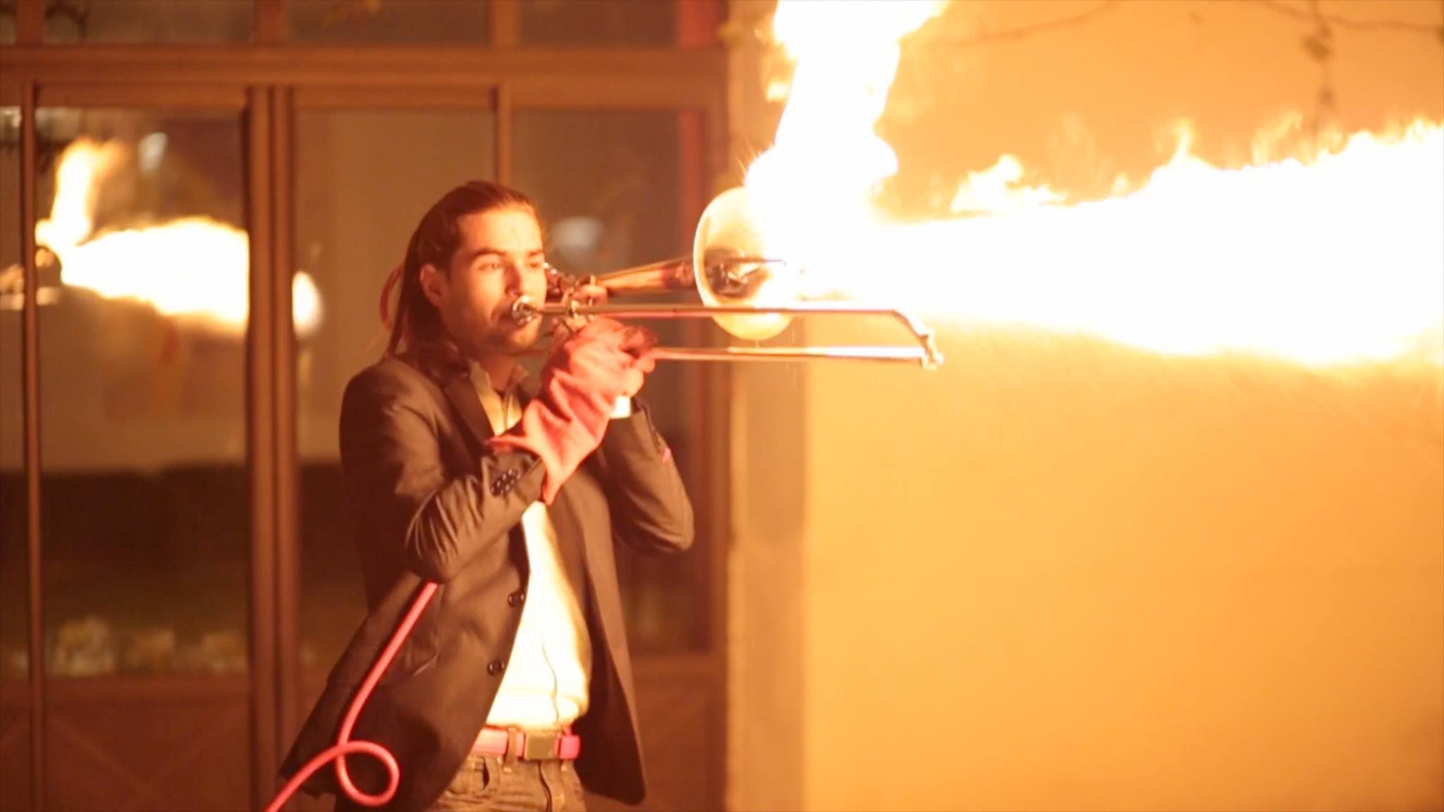 Trombone That Shoots Flames