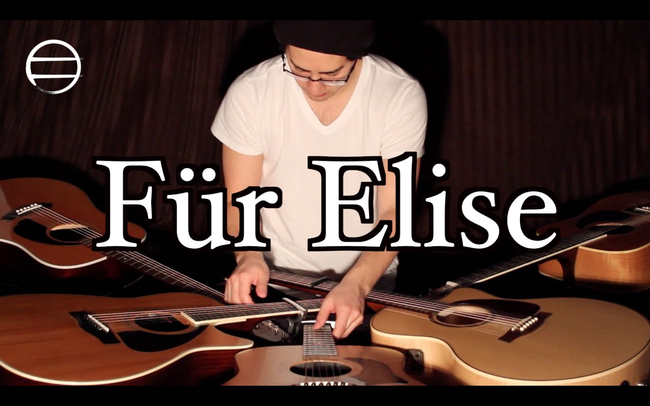 Beethoven’s Für Elise Played on Five Guitars