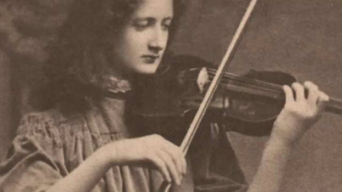 Violinist Kathleen Parlow