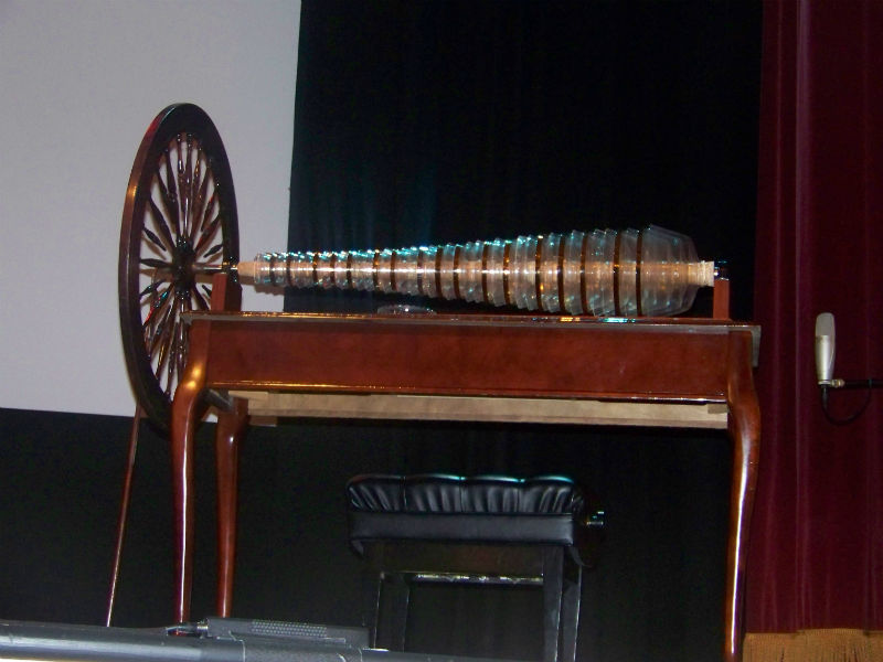 A modern glass armonica built using Benjamin Franklin's design