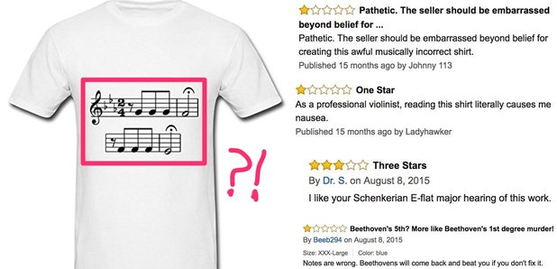 Bad Beethoven t-shirt
