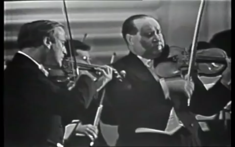 Yehudi Menuhin with David Oistrakh