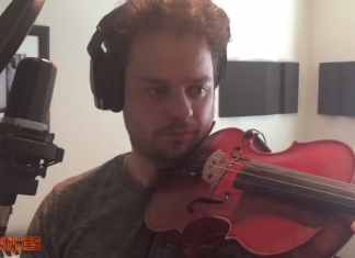 Rob Landes Plays a Violin Using a Fidget Spinner