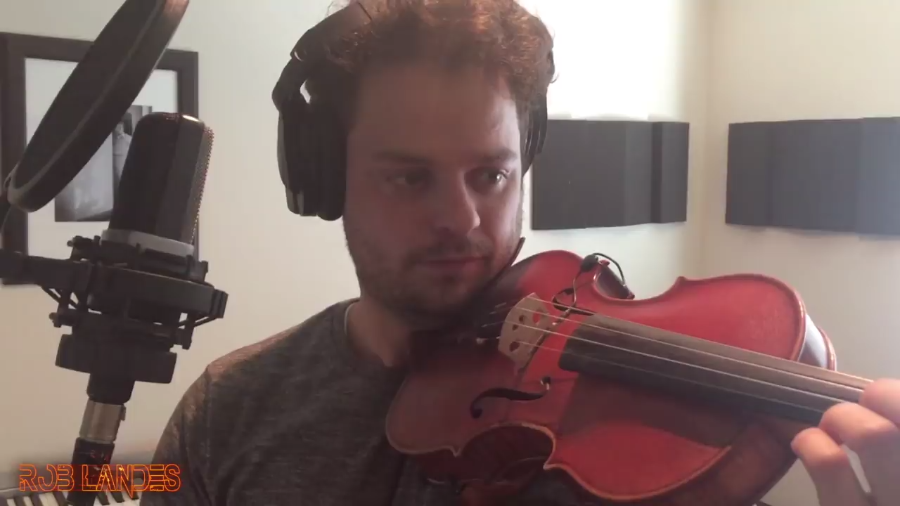 Rob Landes Plays a Violin Using a Fidget Spinner