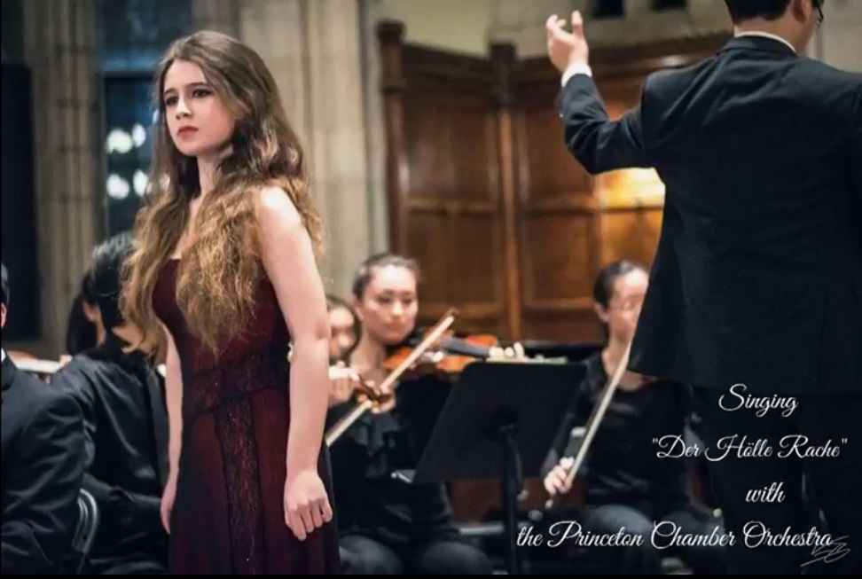 18-year-old Solène Le Van singing the Queen of the Night Aria