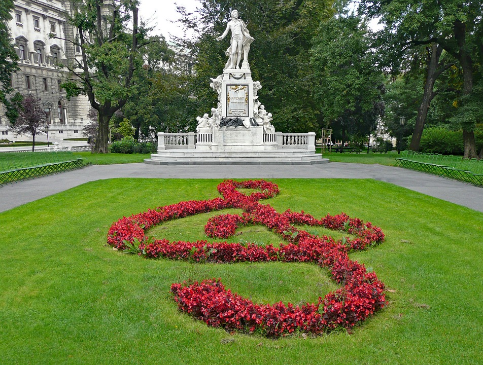 Monument Austria Mozart Monument Mozart Vienna