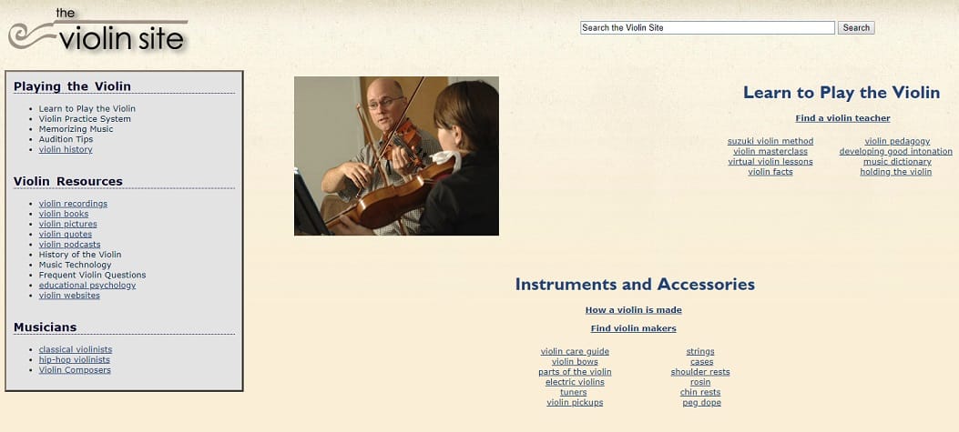 theviolinsite Learn Violin Online