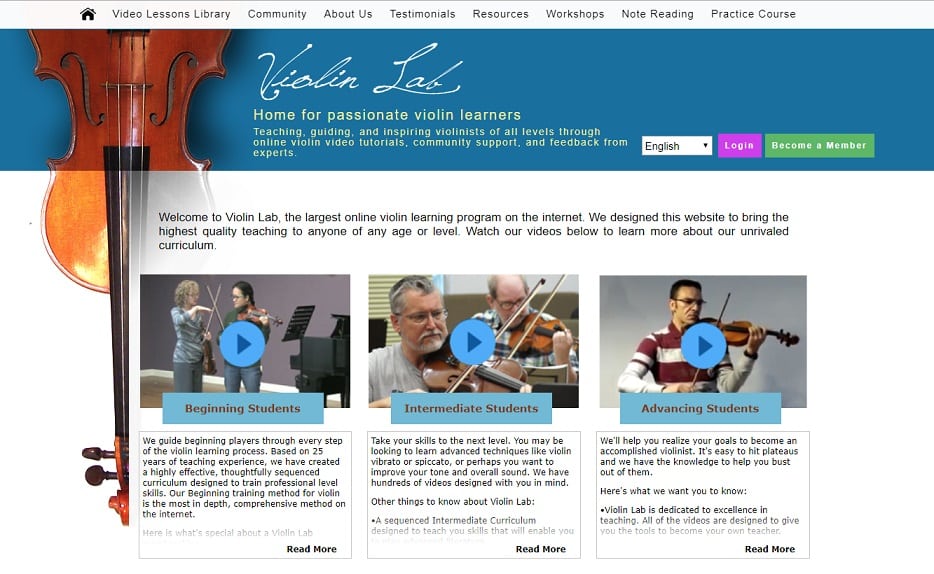 ViolinLab Learn Violin Online