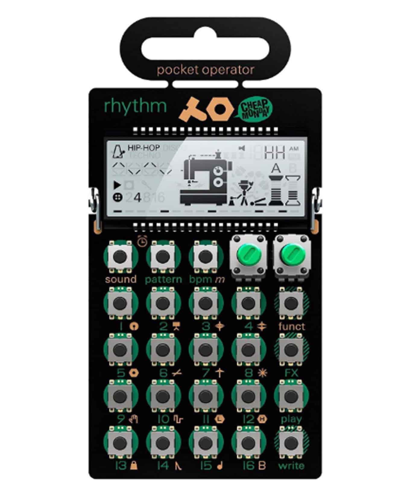 Teenage Engineering TE010AS012 PO-12 Rhythm Drum Machine & Sequencer