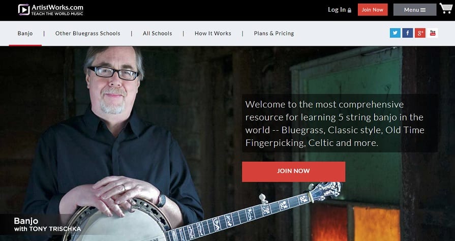 artistworks Learn Banjo Online