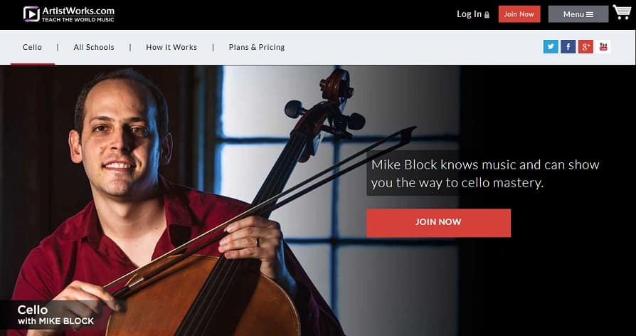 artistworks learn cello online