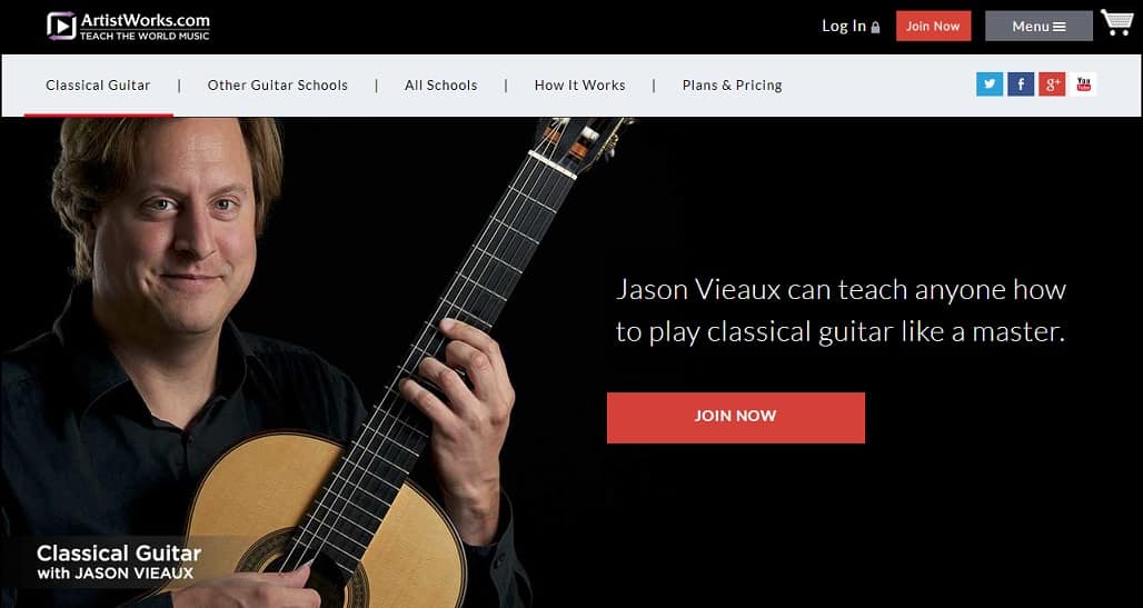 artistworks Learn Classical Guitar Online
