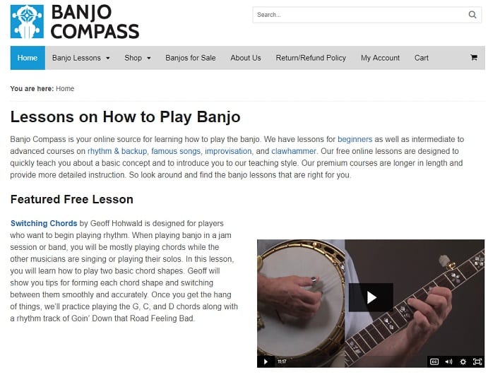 banjocompass Learn Banjo Online