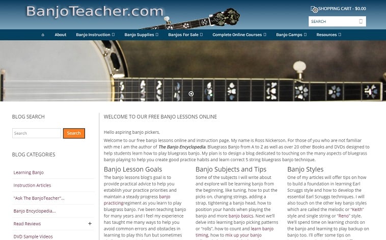 banjoteacher Learn Banjo Online