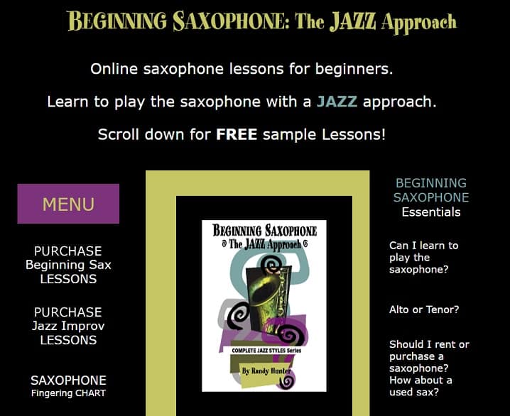 beginningsax Learn Saxophone Online