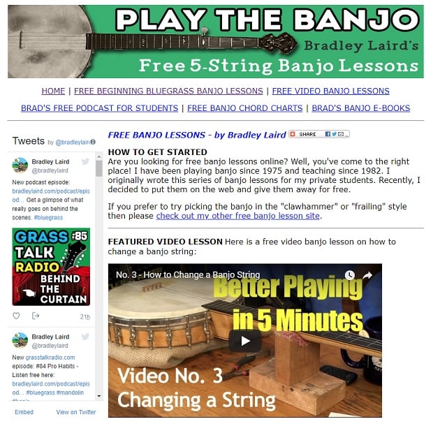 bradleylaird Learn Banjo Online