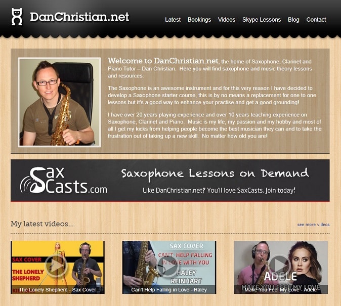 danchristian Learn Saxophone Online