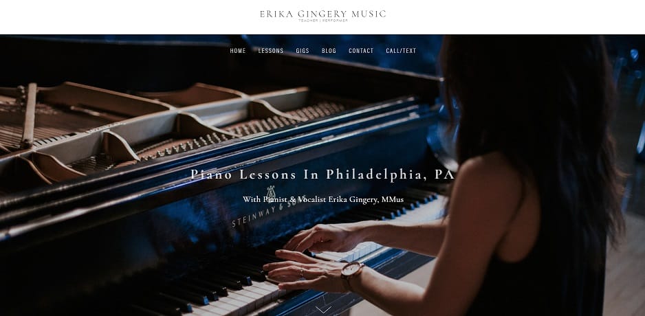 erikagingerymusic learn classical piano online