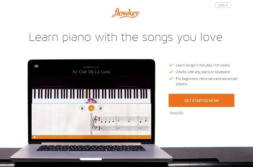 flowkey learn classical piano online