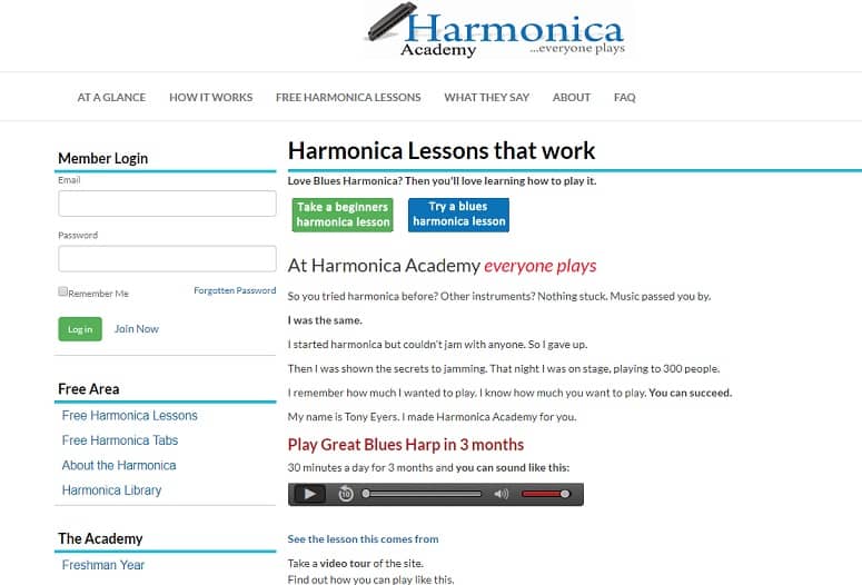 harmonicaacademy learn harmonica online