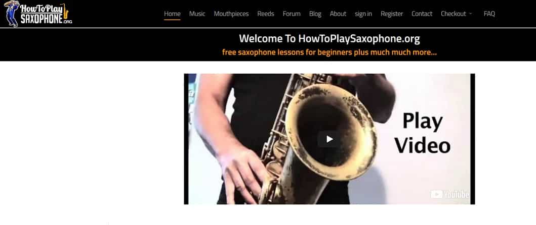 howtoplaysaxophone Learn Saxophone Online