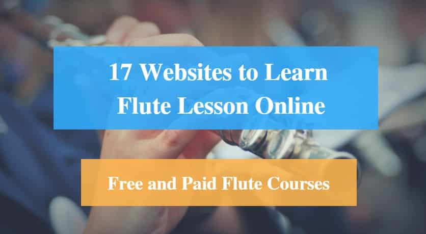 Learn Flute Lesson Online, Free and Paid Flute Courses