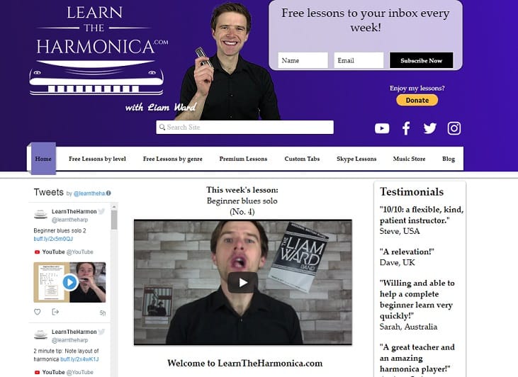 learntheharmonica learn harmonica online
