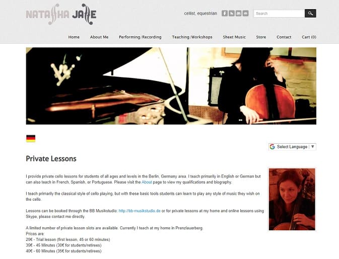 natashajaffe learn cello online