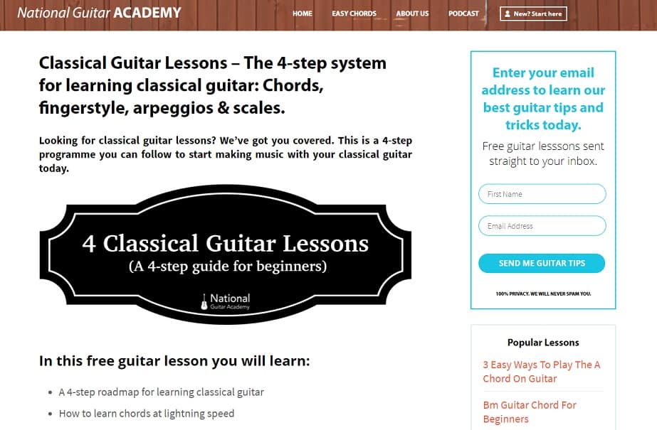 nationalguitaracademy Learn Classical Guitar Online