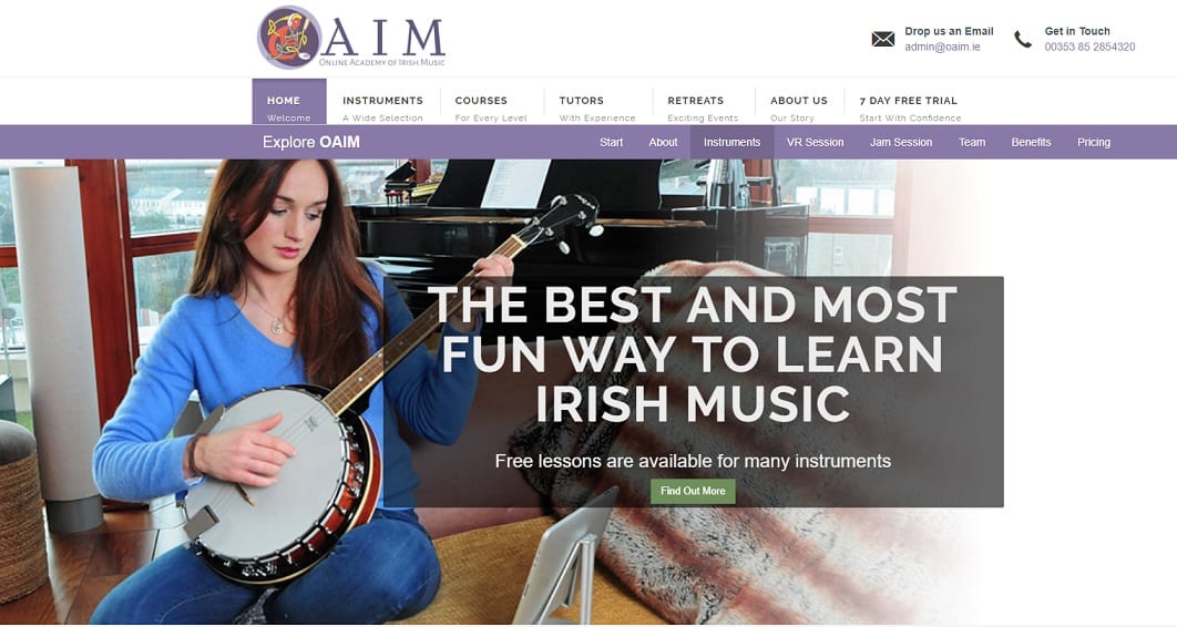 oaim Learn Banjo Online