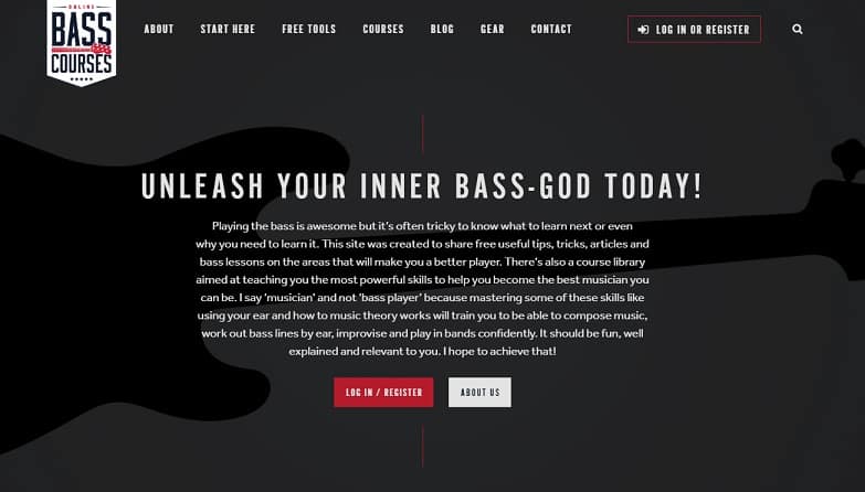onlinebasscourses learn bass guitar online