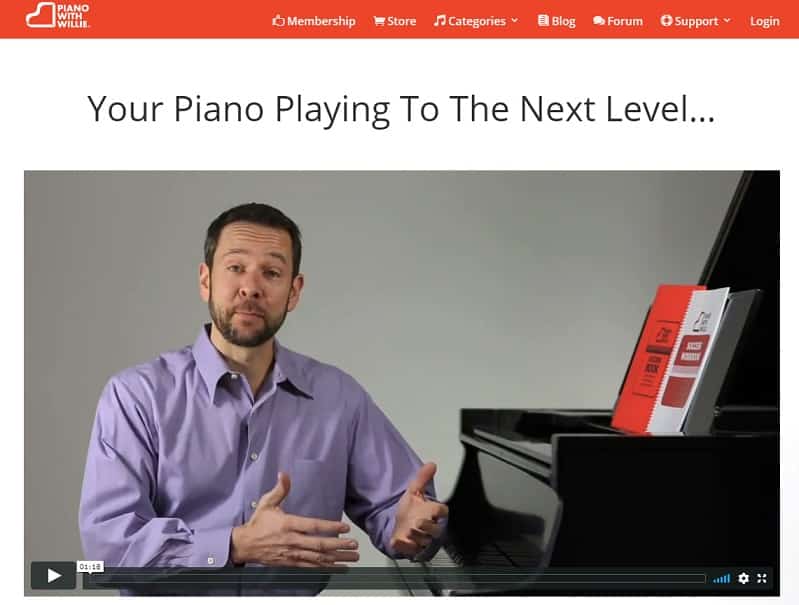 pianowithwillie learn classical piano online