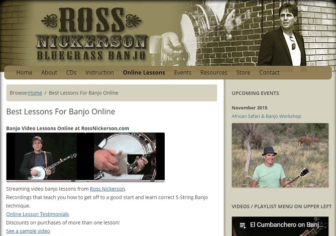 rossnickerson Learn Banjo Online