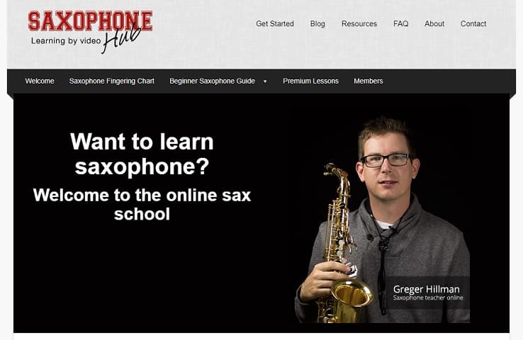 saxhub Learn Saxophone Online