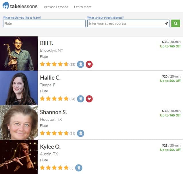 takelessons Learn Flute Online