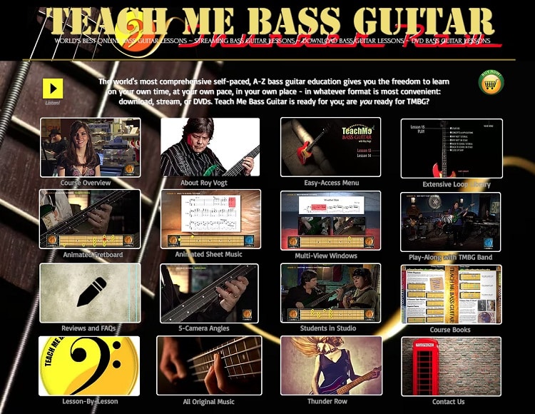 teachmebassguitar learn bass guitar online