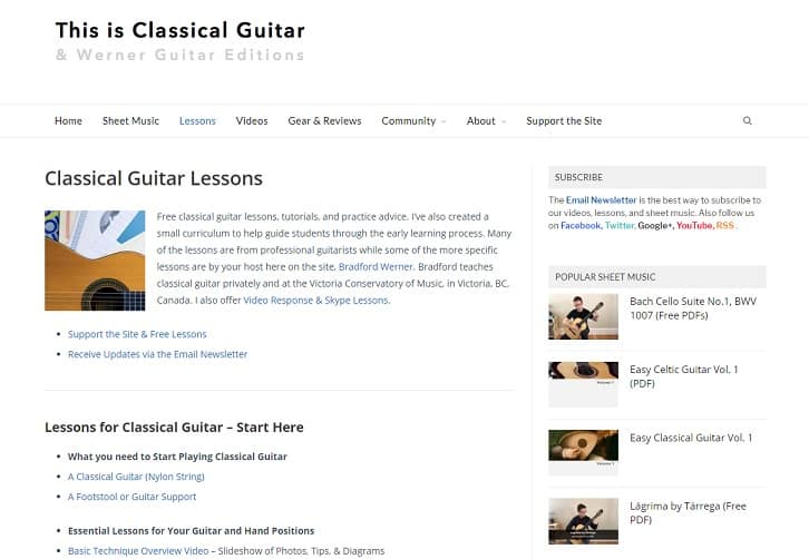 thisisclassicalguitar Learn Classical Guitar Online